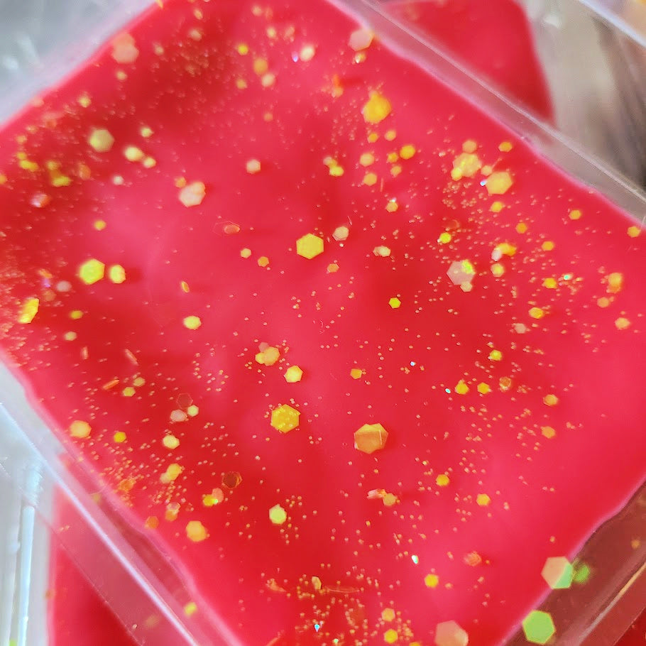 Chill Pill Clamshell (cherry slushie + pineapple candy + peach nectar)