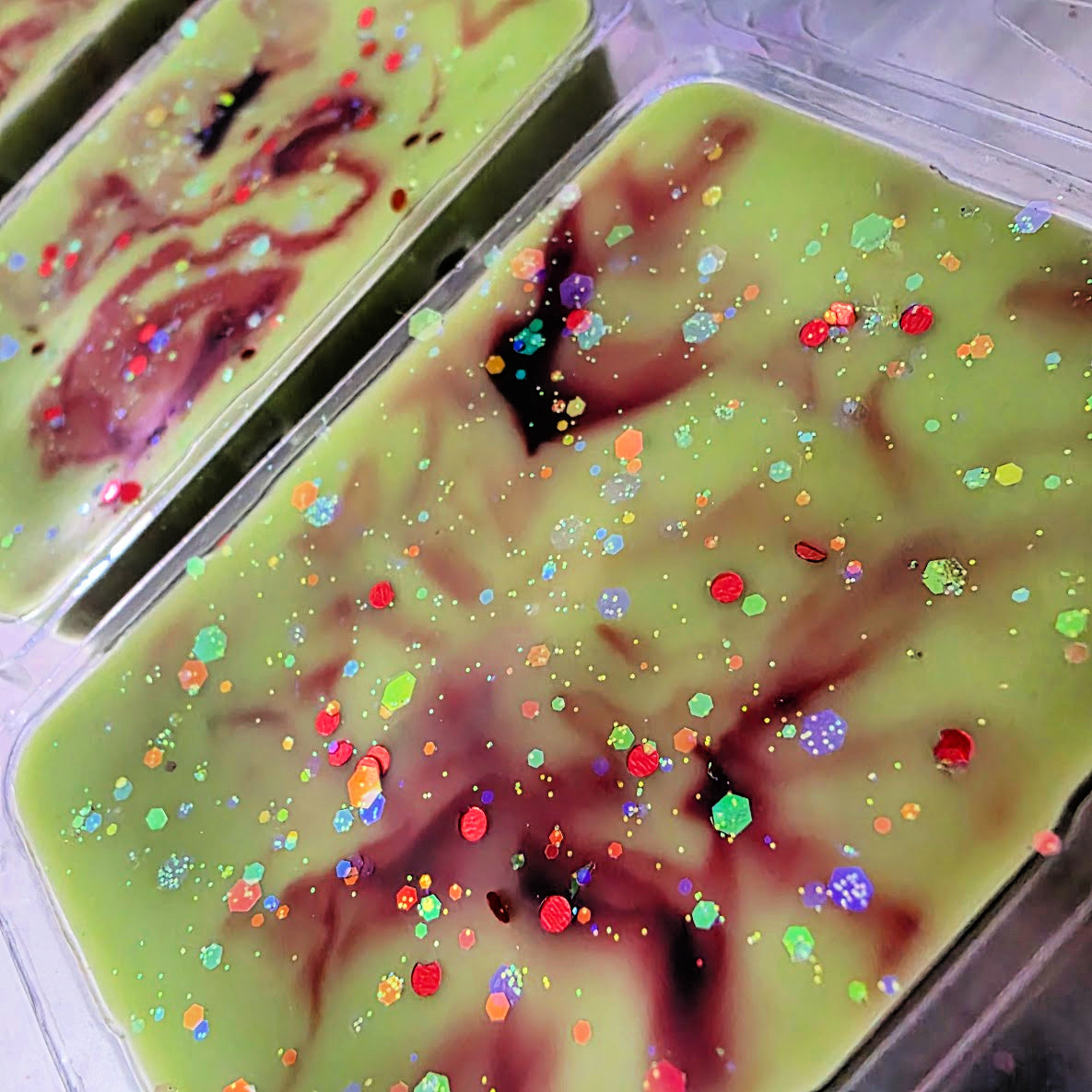 Mustachio Clamshell (pistachio macaroon + pistachio pudding cake + cherry marshmallow + vanilla wafers)