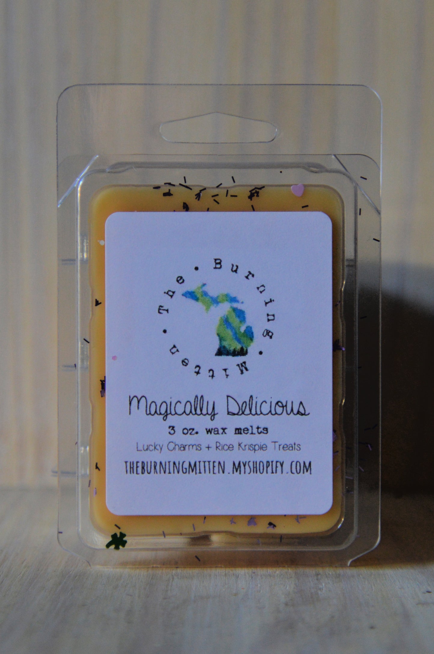 Magically Delicious Clamshell (lucky charms + rice krispie treats)
