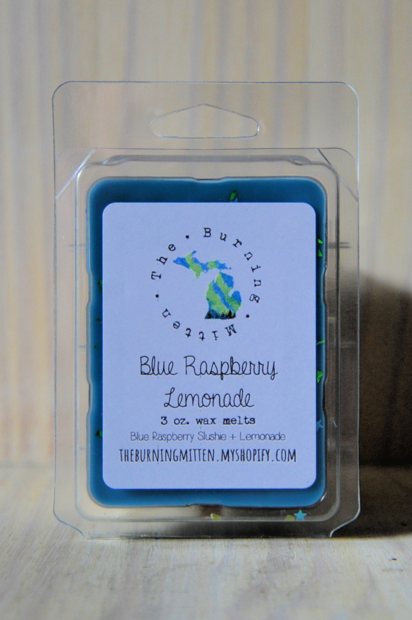 Blue Raspberry Lemonade Clamshell (blue raspberry slushie + lemonade)