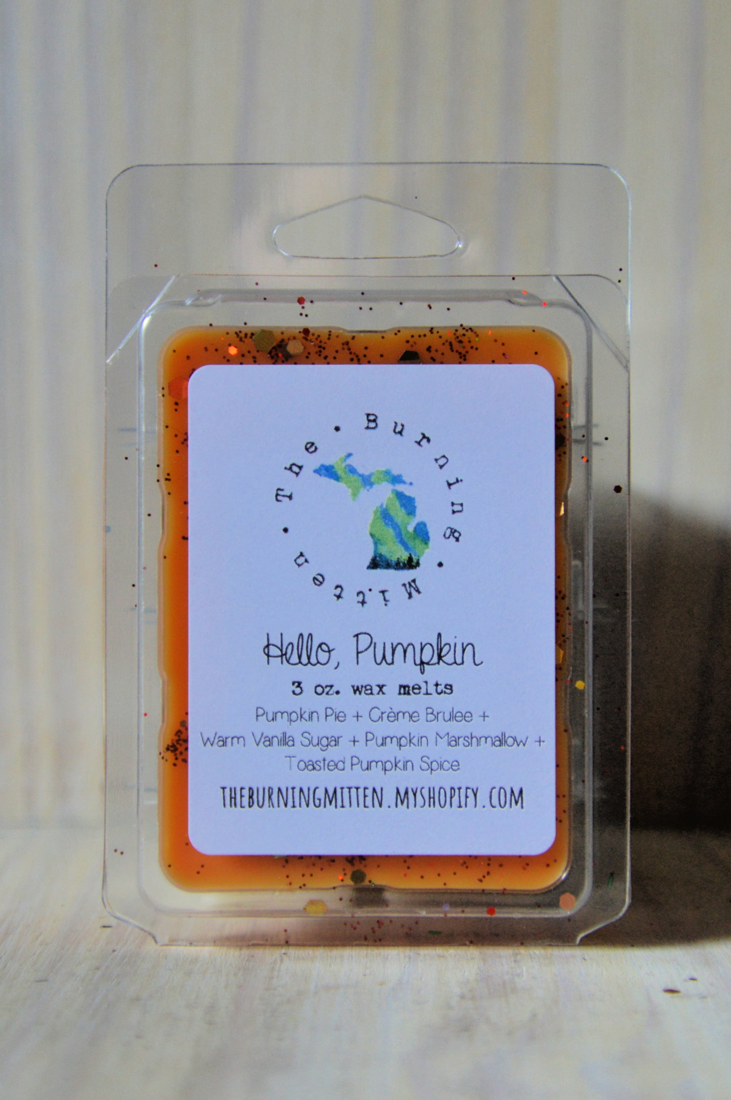 Hello, Pumpkin Clamshell (pumpkin pie + creme brulee + warm vanilla sugar + pumpkin marshmallow + toasted pumpkin spice)