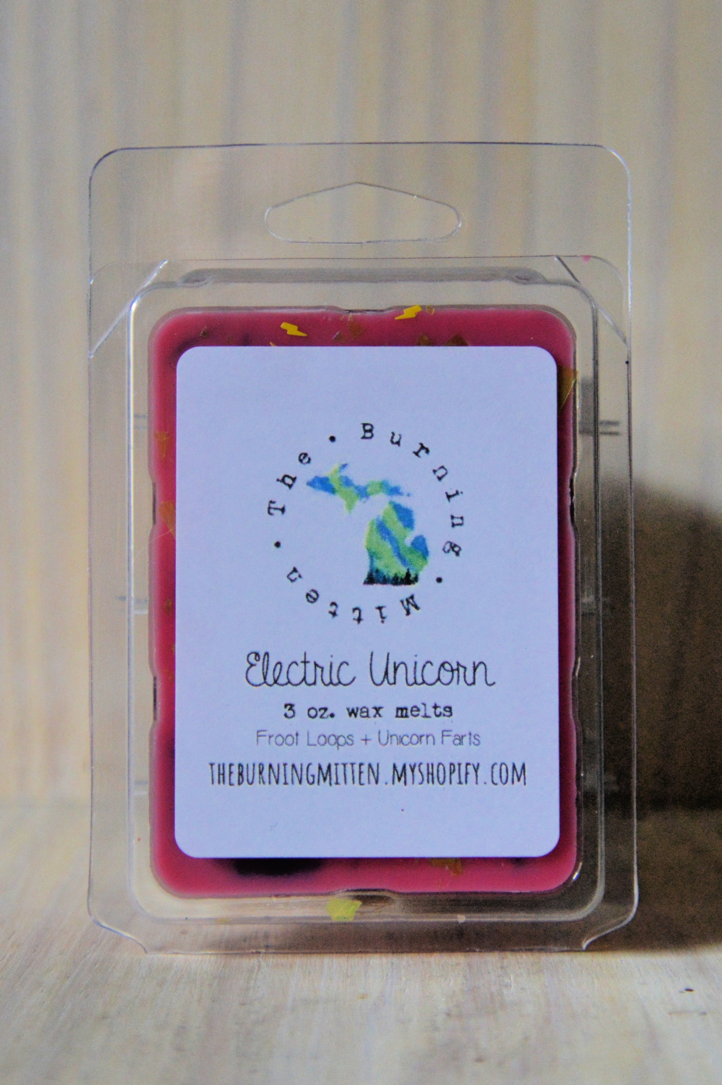 Electric Unicorn Clamshell (froot loops + unicorn farts)