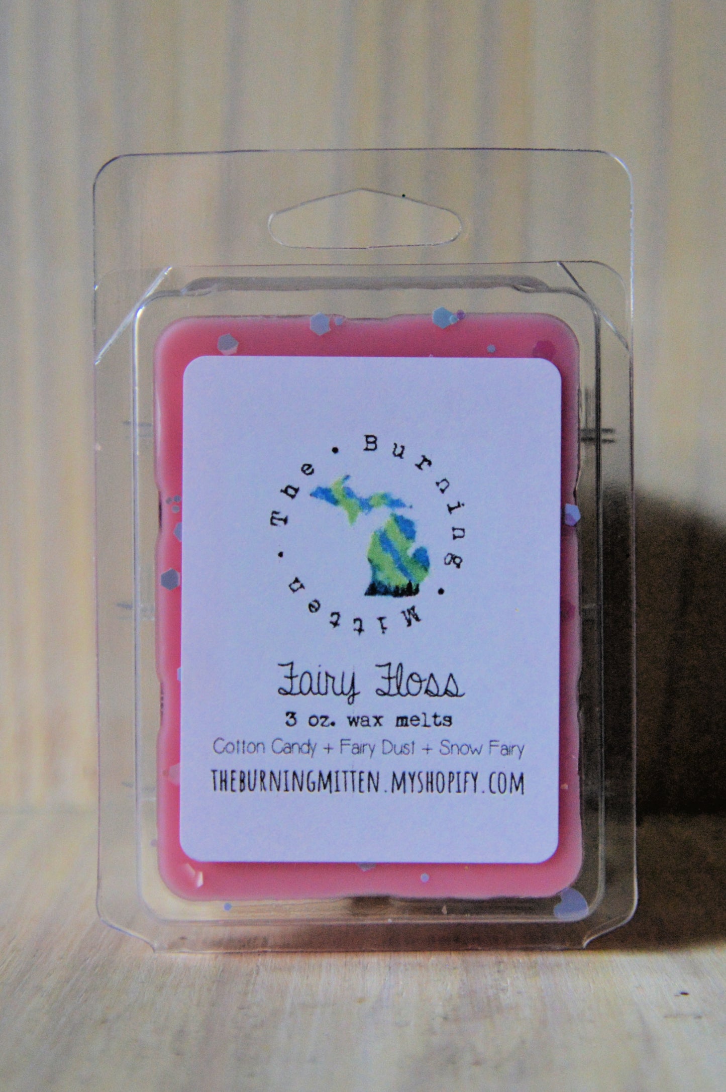 Fairy Floss Clamshell (cotton candy + fairy dust + snow fairy)
