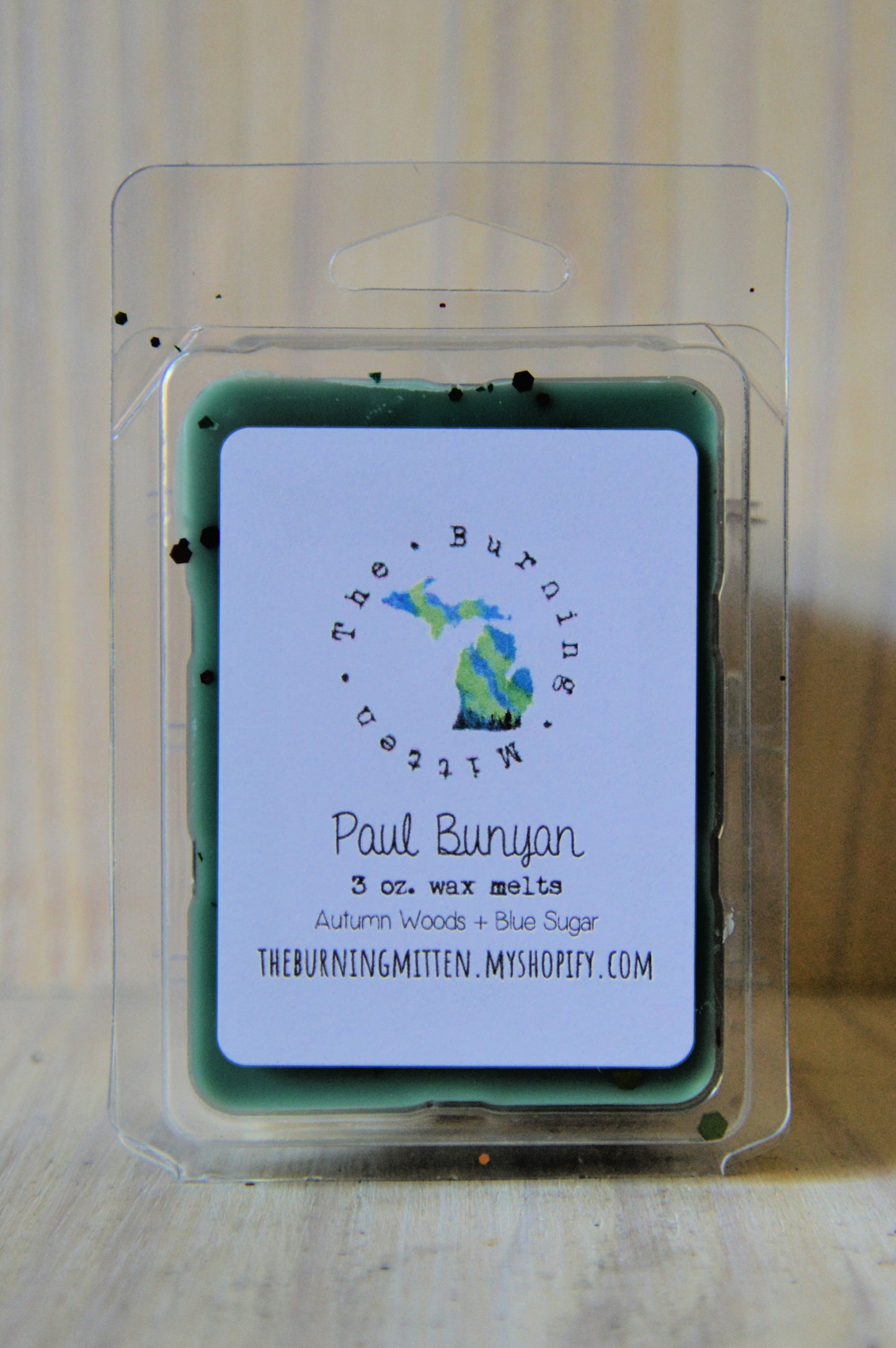 Paul Bunyan Clamshell (autumn woods + blue sugar)