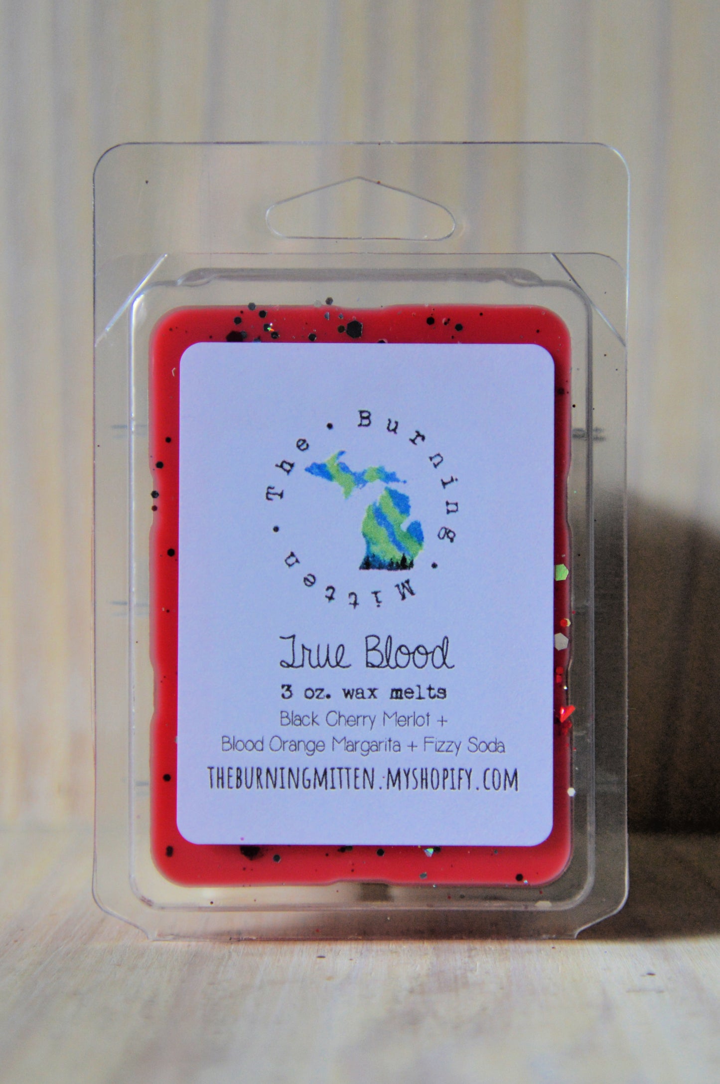 True Blood Clamshell (black cherry merlot + blood orange margarita + fizzy soda)