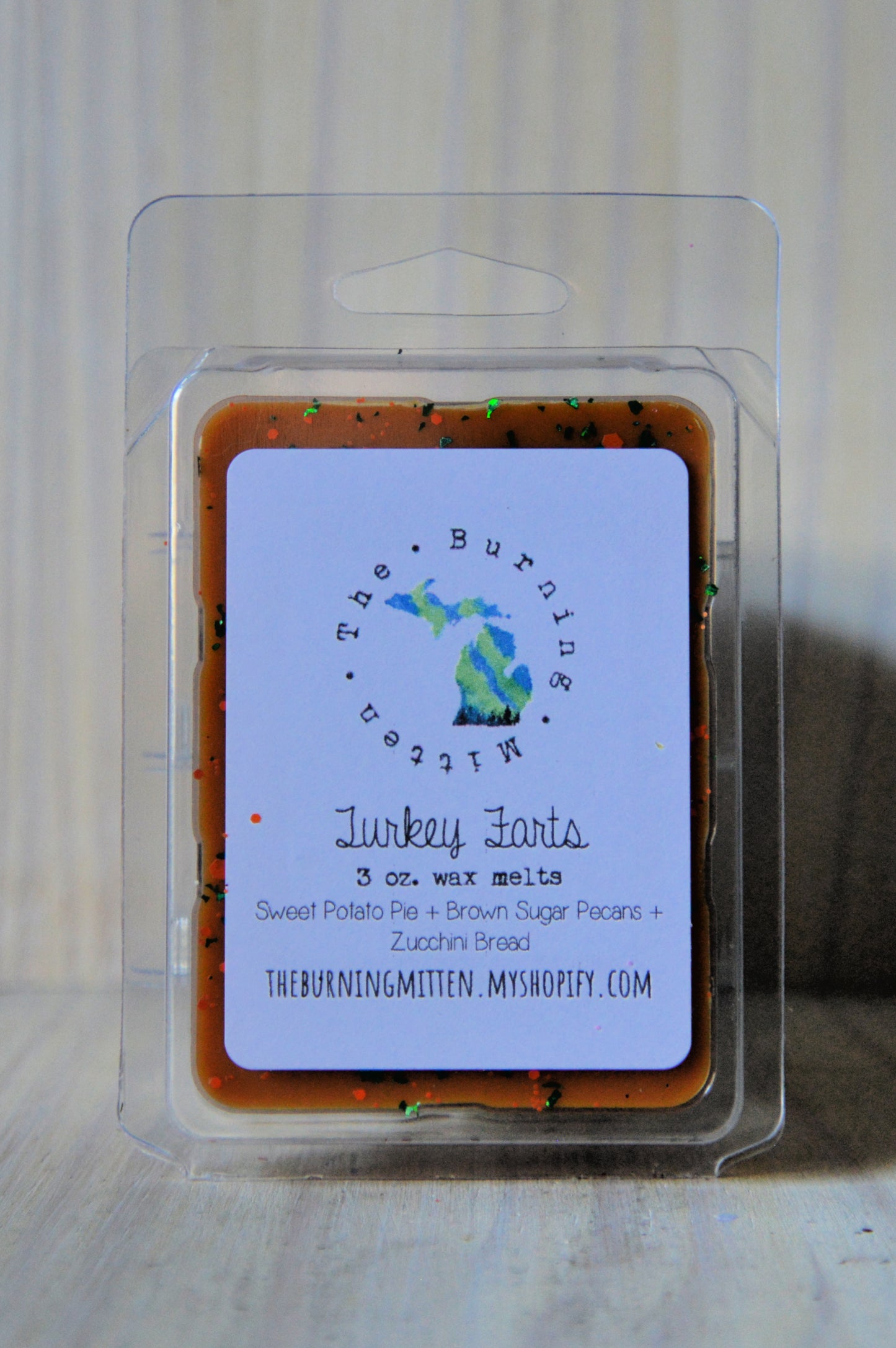 Turkey Farts Clamshell (sweet potato pie + brown sugar pecan + zucchini bread)