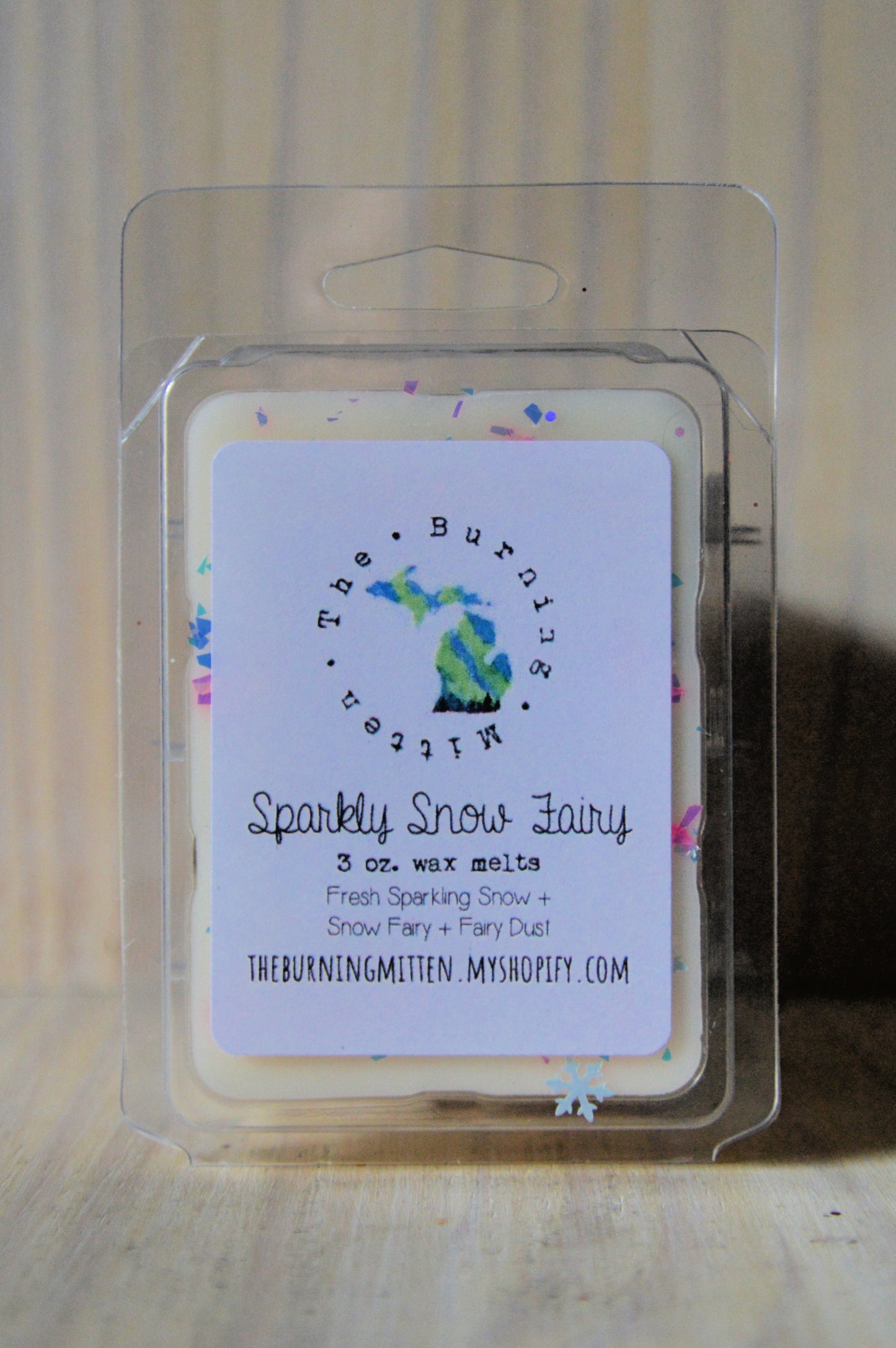 Sparkly Snow Fairy Clamshell (fresh sparkling snow + snow fairy + fairy dust)