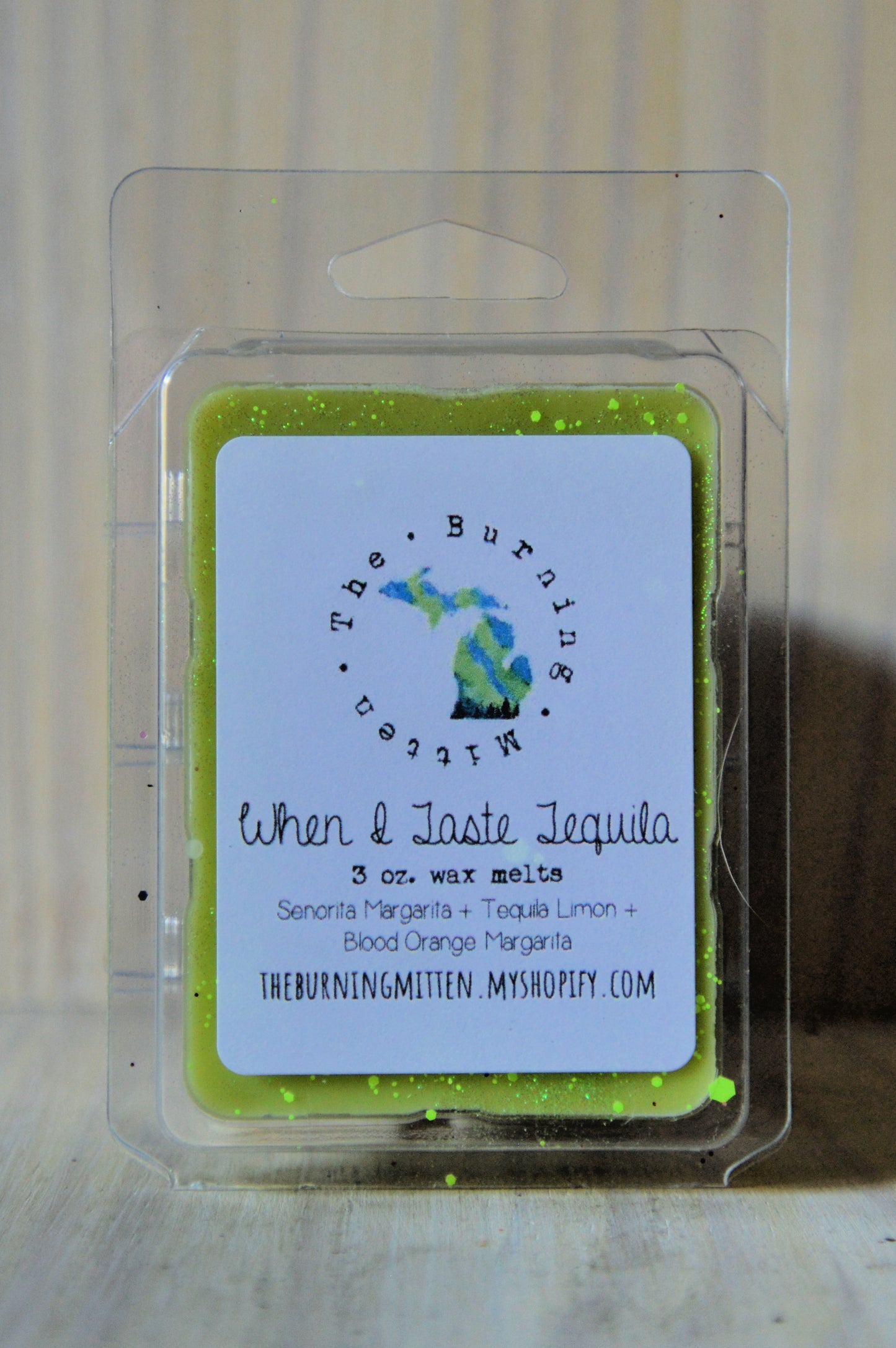 When I Taste Tequila Clamshell (senorita margarita + tequila limon + blood orange margarita)
