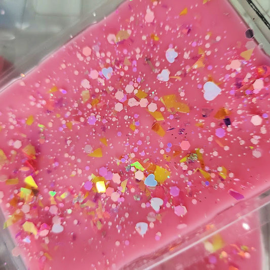 Summer Lovin' Clamshell (cotton candy + pizzelle + orange creamsicle)