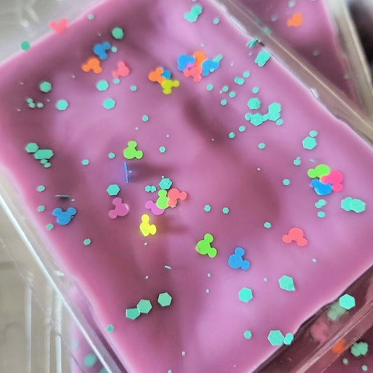 Carousel Clamshell (fruity pebbles + cotton candy + fizzy soda)