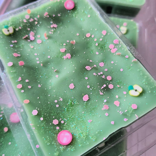 Sour Apple Blow Pop Clamshell (sour green apple hard candy + bubble gum)
