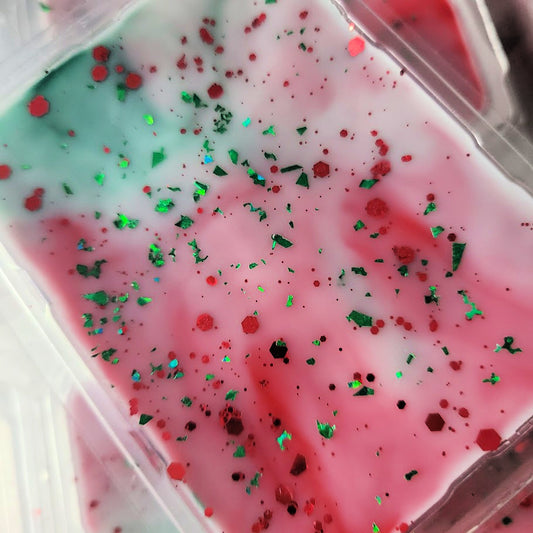 Christmas Mojito Clamshell (mint mojito + cherries on snow + fizzy soda)