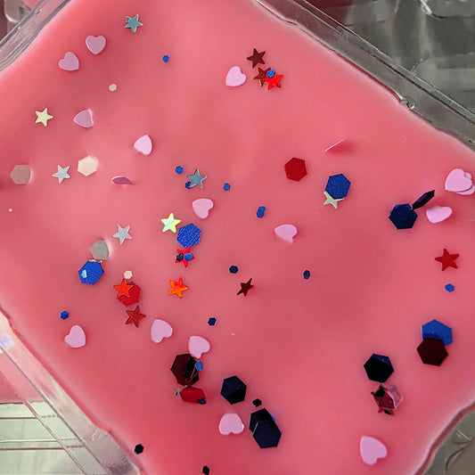 Ferris Wheel Fireworks Clamshell (firecracker ice pop + cotton candy)