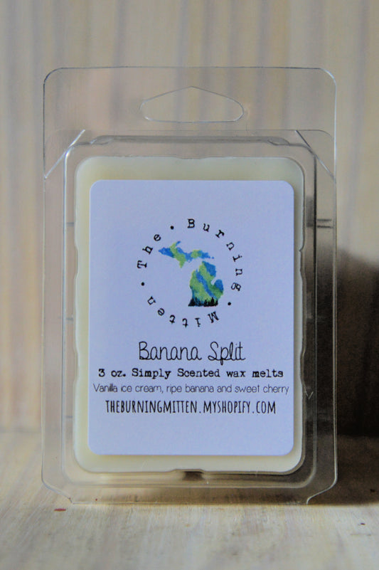 Banana Split Simply Scented Clamshell (vanilla ice cream, ripe banana and sweet cherry)