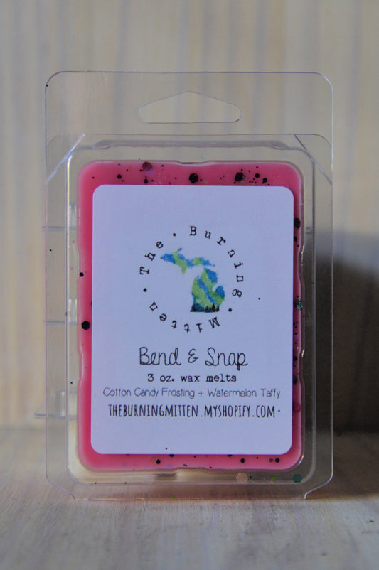Bend & Snap Clamshell (cotton candy frosting + watermelon taffy)