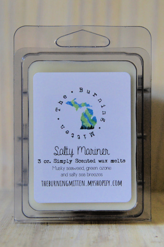 Salty Mariner Simply Scented Clamshell (musky seaweed, green ozone and salty sea breezes)
