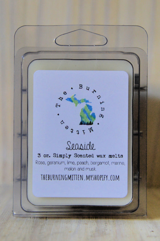 Seaside Simply Scented Clamshell (rose, geranium, lime, peach, bergamot, marine, melon and musk)