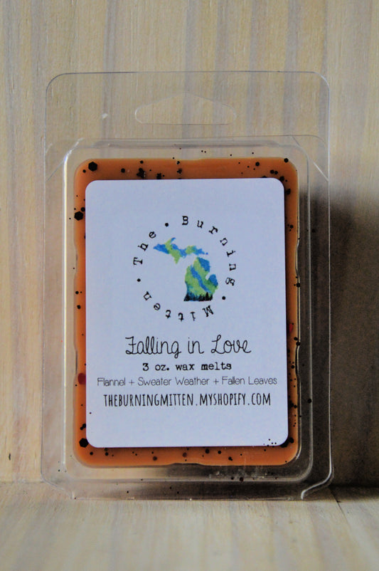 Falling in Love Clamshell (flannel + sweater weather + fallen leaves)