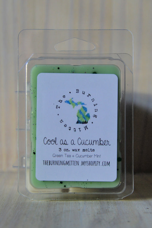 Cool as a Cucumber Clamshell (green tea + cucumber mint)