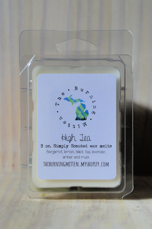 High Tea Simply Scented Clamshell (bergamot, lemon, black tea, lavender, amber and musk)