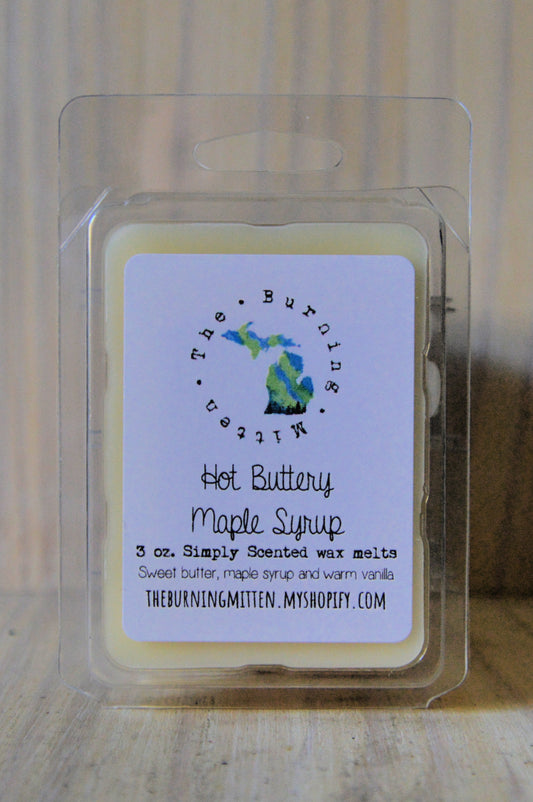 Hot Buttery Maple Syrup Simply Scented Clamshell (sweet butter, maple syrup and warm vanilla)