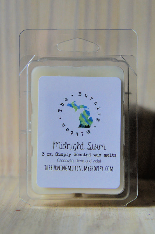 Midnight Swim Simply Scented Clamshell (chocolate, clove and violet)