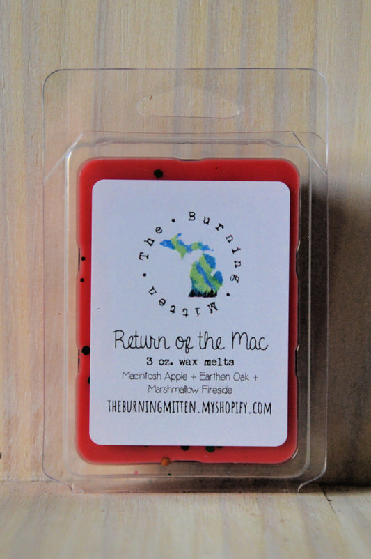 Return of the Mac Clamshell (macintosh apple + earthen oak + marshmallow fireside)