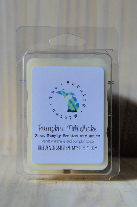 Pumpkin Milkshake Simply Scented Clamshell (vanilla milkshake and pumpkin spice)