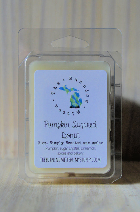 Pumpkin Sugared Donut Simply Scented Clamshell (pumpkin, sugar crystals, cinnamon, spices and bakery)