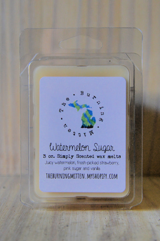 Watermelon Sugar Simply Scented Clamshell (juicy watermelon, fresh-picked strawberry, pink sugar and vanilla)