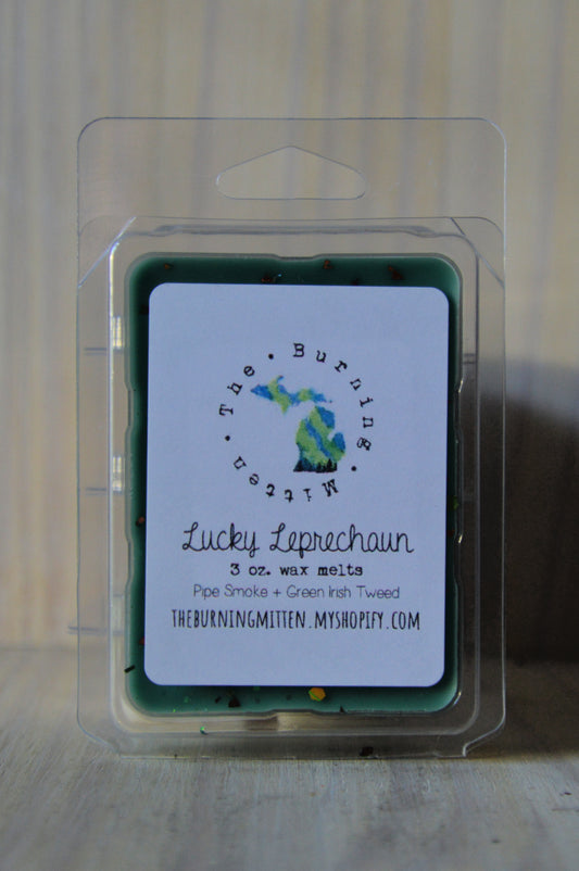 Lucky Leprechaun Clamshell (pipe smoke + green irish tweed)