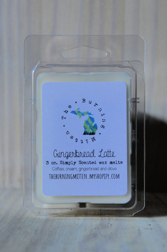 Gingerbread Latte Simply Scented Clamshell (coffee, cream, gingerbread and clove)