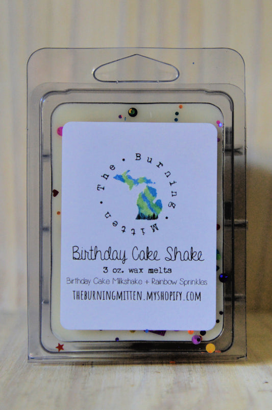Birthday Cake Shake Clamshell (birthday cake milkshake + rainbow sprinkles)