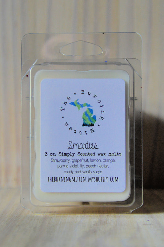 Smarties Simply Scented Clamshell (strawberry, grapefruit, lemon, orange, parma violet, lily, peach nectar, candy and vanilla sugar)