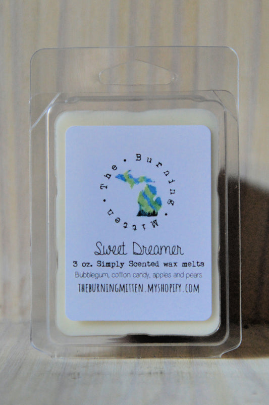 Sweet Dreamer Simply Scented Clamshell (bubblegum, cotton candy, apples and pears)