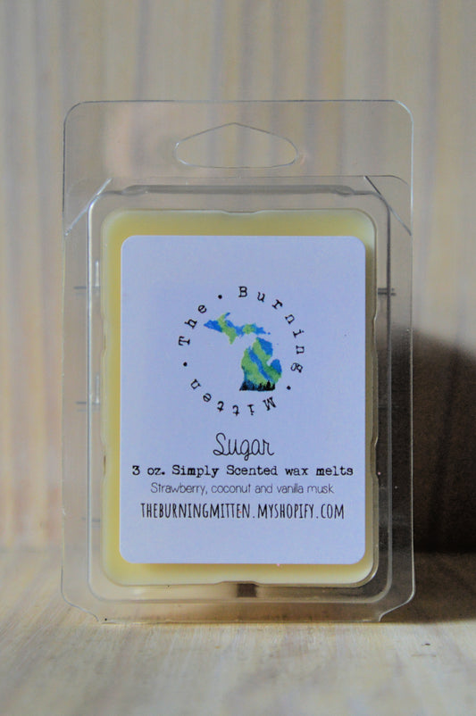 Sugar Simply Scented Clamshell (strawberry, coconut and vanilla musk)