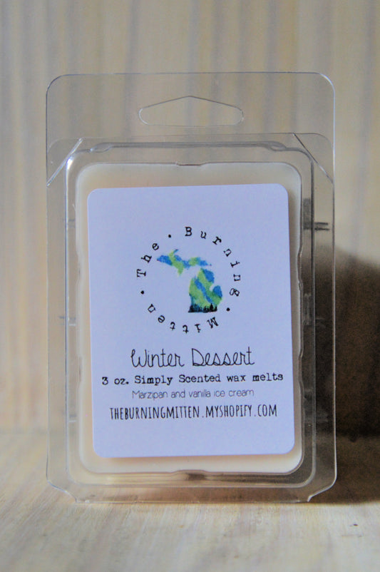 Winter Dessert Simply Scented Clamshell (marzipan and vanilla ice cream)