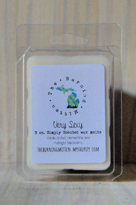 Very Sexy Simply Scented Clamshell (vanilla orchid, clementine and midnight blackberry)