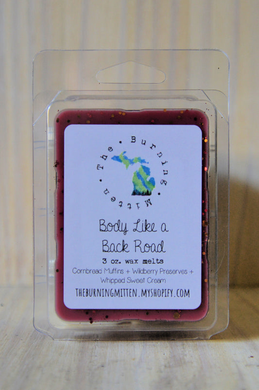 Body Like a Back Road Clamshell (cornbread muffins + wildberry preserves + whipped sweet cream)