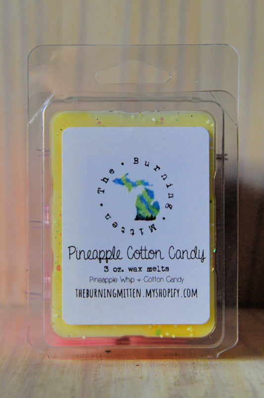 Pineapple Cotton Candy Clamshell (pineapple whip + cotton candy)