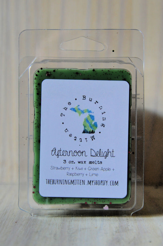 Afternoon Delight Clamshell (strawberry + kiwi + green apple + raspberry + lime)