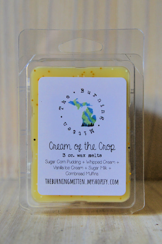 Cream of the Crop Clamshell (sugar corn pudding + whipped cream + vanilla ice cream + sugar milk + cornbread muffins)