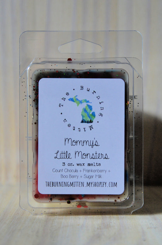 Mommy's Little Monsters Clamshell (count chocula + frankenberry + boo berry + sugar milk)