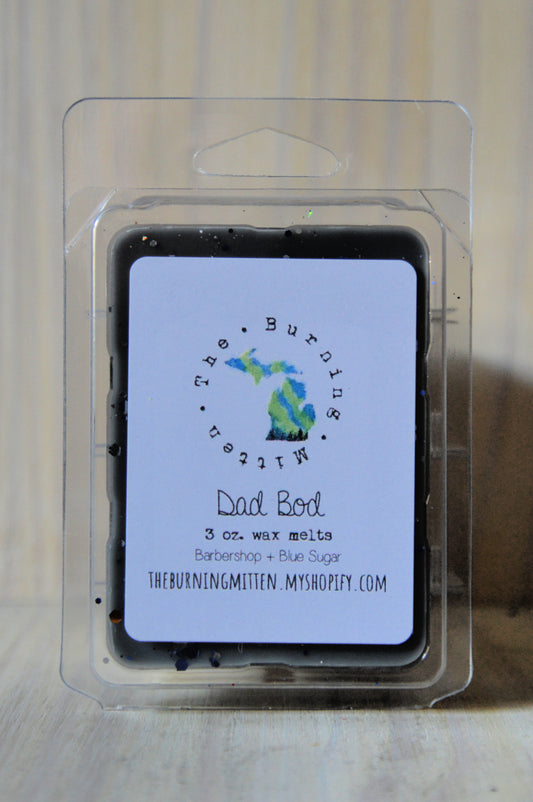 Dad Bod Clamshell (barbershop + blue sugar)