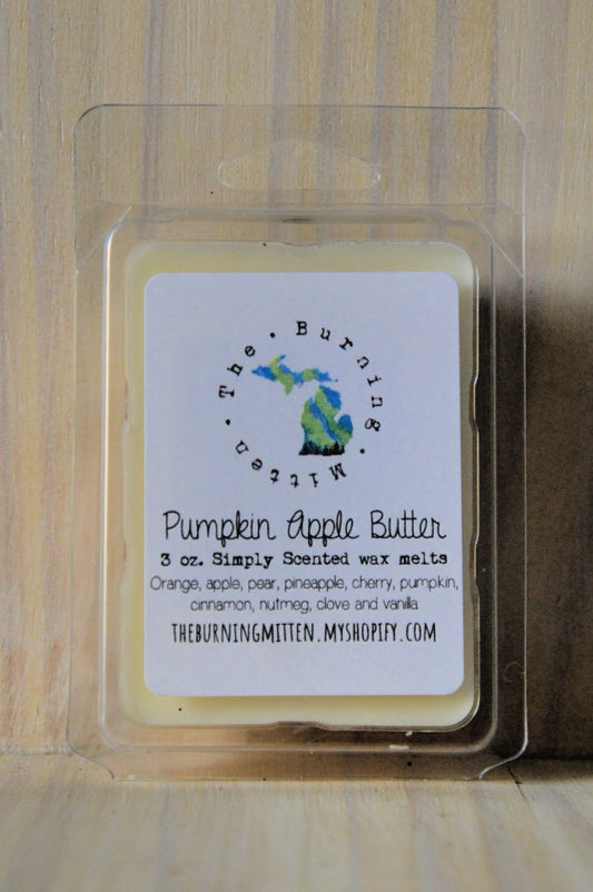 Pumpkin Apple Butter Simply Scented Clamshell (orange, apple, pear, pineapple, cherry, pumpkin, cinnamon, nutmeg, clove and vanilla)