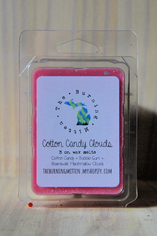 Cotton Candy Clouds Clamshell (cotton candy + bubble gum + boardwalk marshmallow clouds)