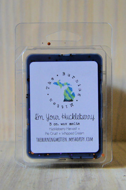 I'm Your Huckleberry Clamshell (huckleberry harvest + pie crust + whipped cream)