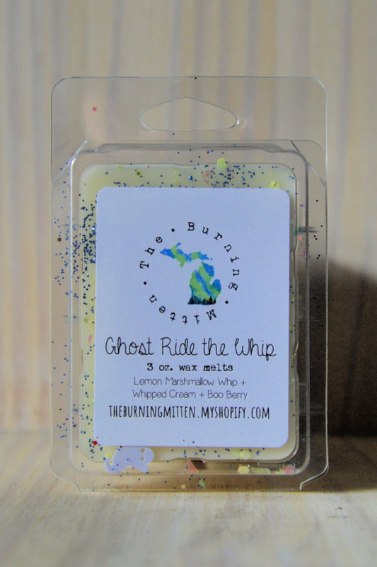 Ghost Ride the Whip Clamshell (lemon marshmallow whip + whipped cream + boo berry)