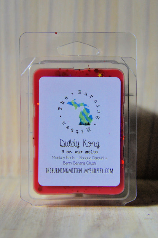 Diddy Kong Clamshell (monkey farts + banana daiquiri + berry banana crush)
