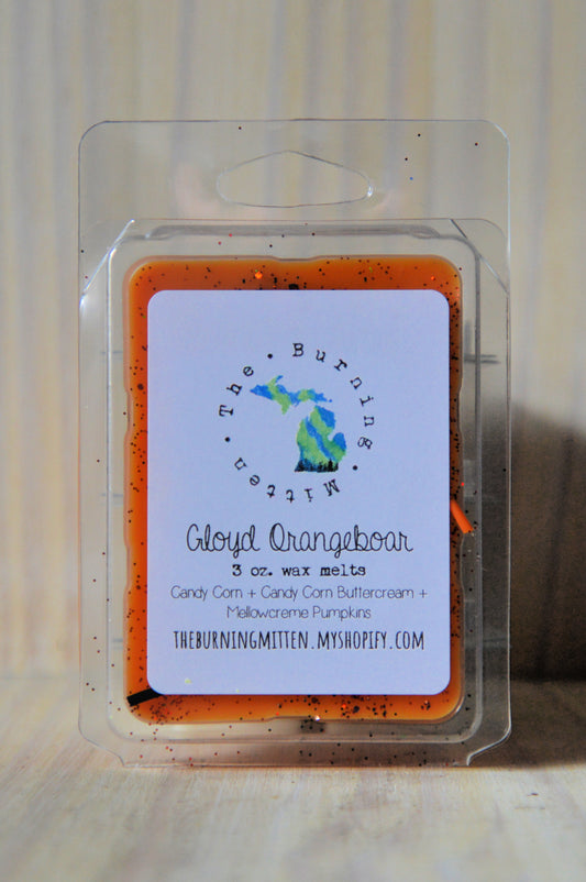 Gloyd Orangeboar Clamshell (candy corn + candy corn buttercream + mellowcreme pumpkins)